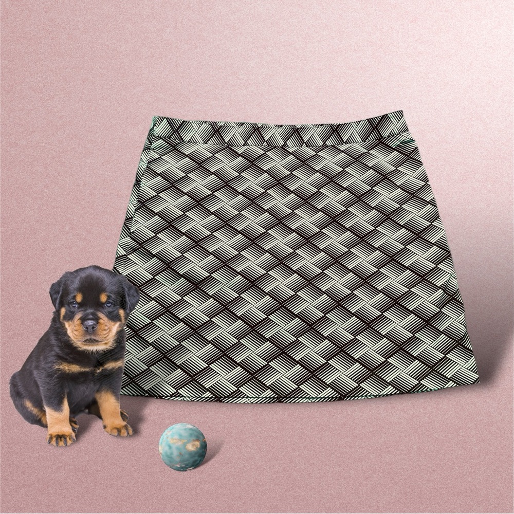 Gn (Greg Norman) Black/Light Green Criss-Cross Skort